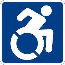 Image of international symbol of access.