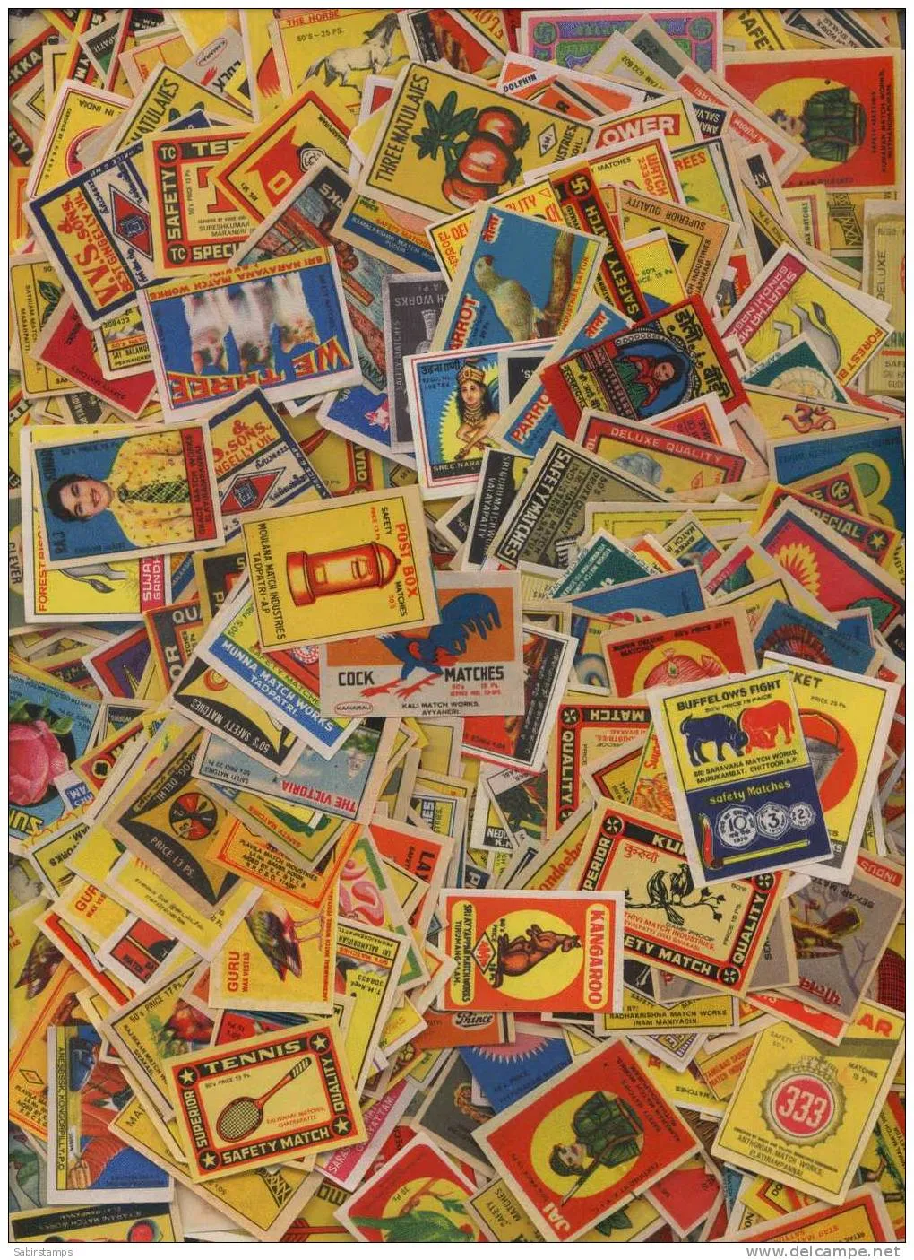 match box labels