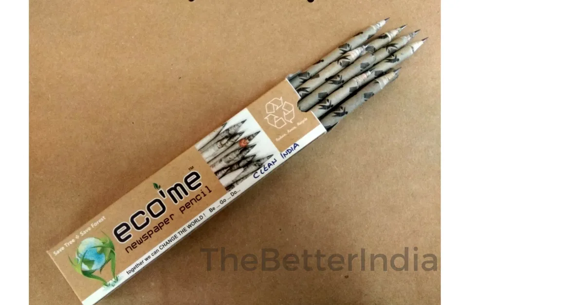 ECO'ME, the new brand of newspaper pencils