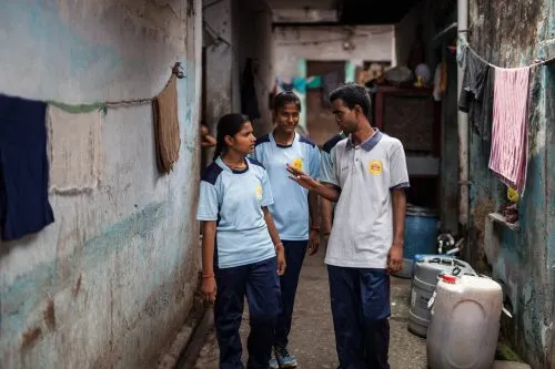 Priyanka with the other Community Youth Leaders 
