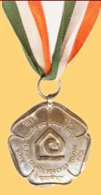 The medal given to the Award winners. (Source: Indian Council for Child Welfare 