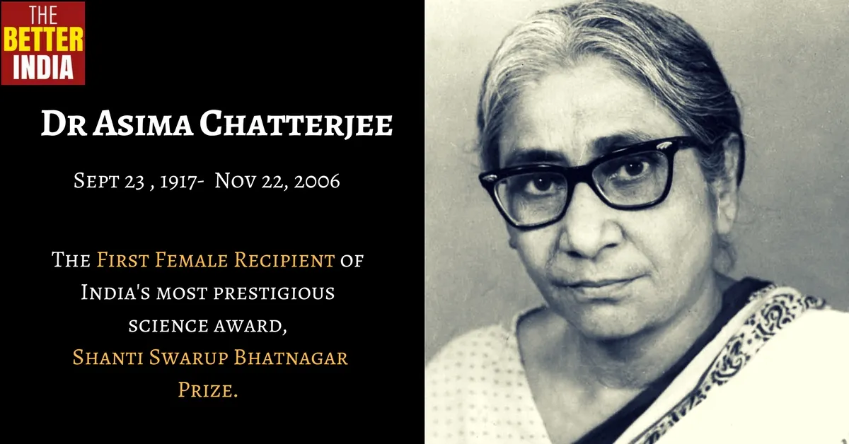 Dr Asima Chatterjee