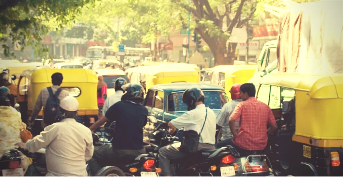 Traffic during peak hours: Picture for representative purposes only.