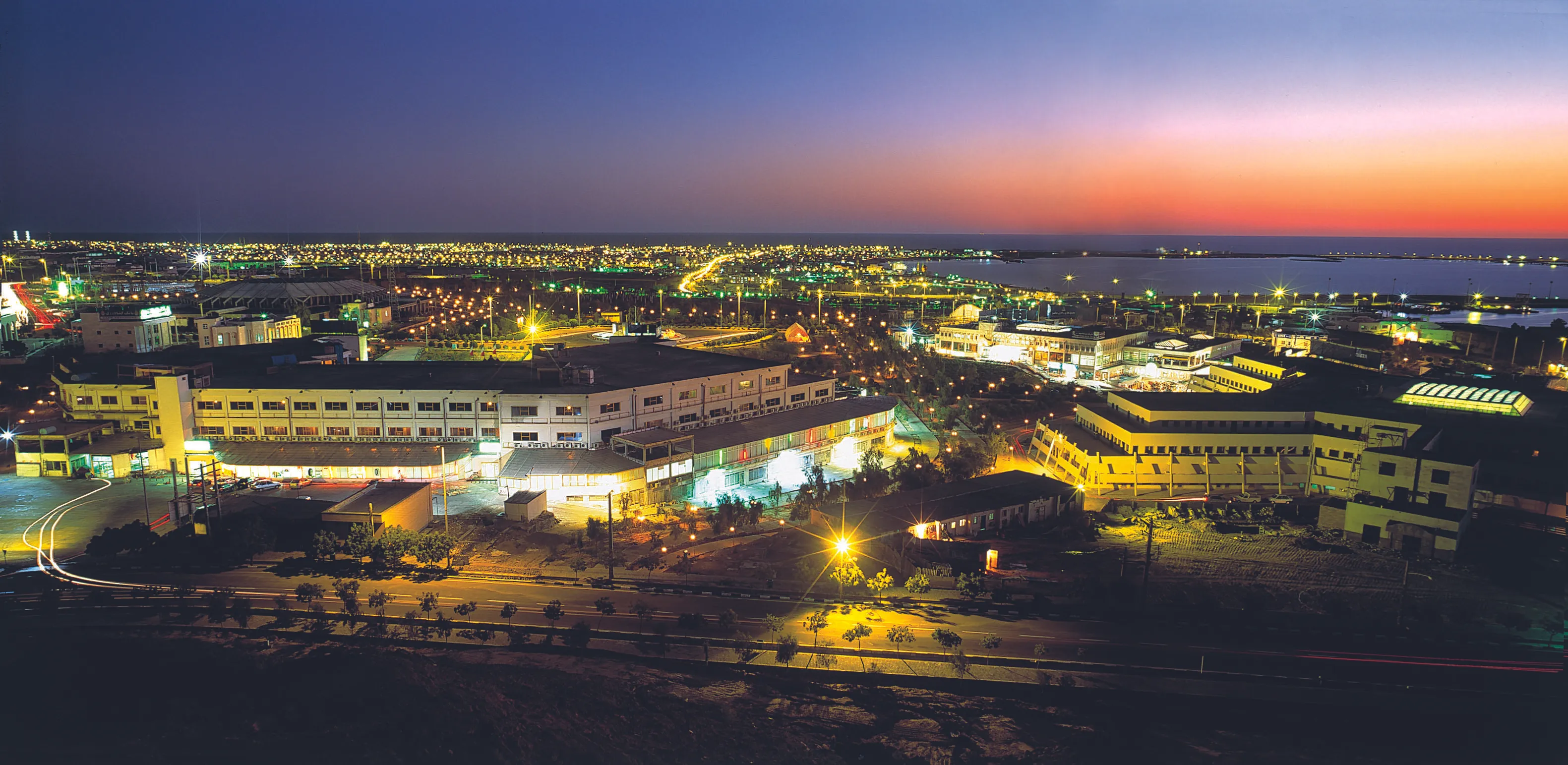 Night view of the Chabahar port (Source: Wikimedia Commons)