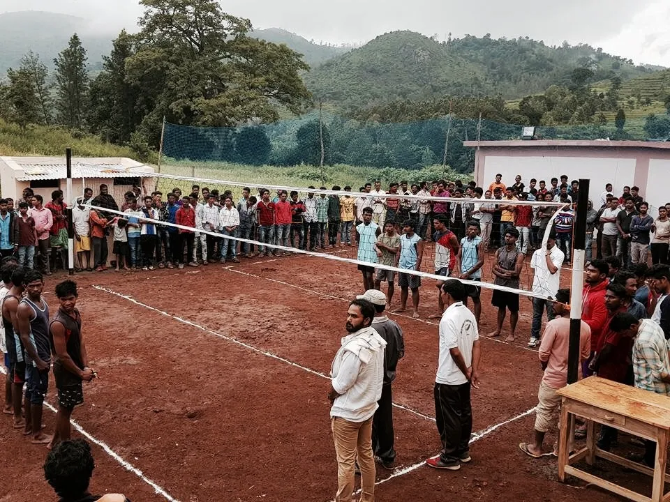Playground constructed in Korrai panchayat of Dumbriguda mandal in Visakhapatnam district (Source: AP govt)
