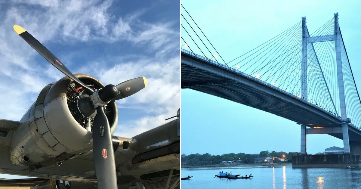 Japanese war planes were a threat to the Howrah Bridge, during World War II. Image Courtesy: MaxPixel.