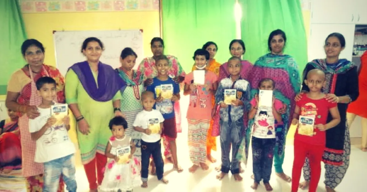 The children, fighting cancer, often come to cities for treatment with their parents. Image Courtesy: <a target=