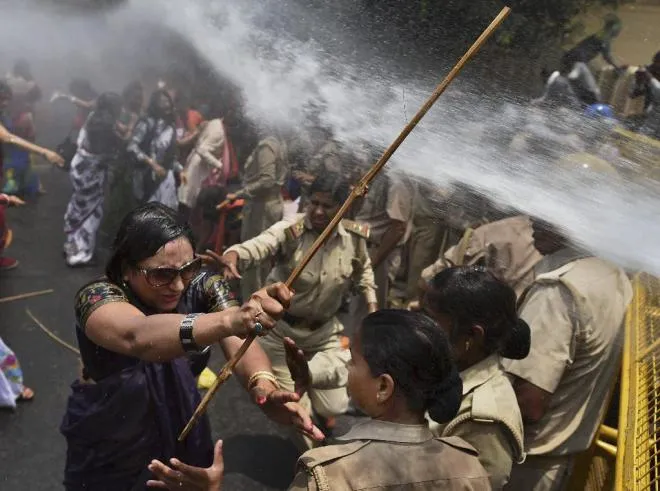 Not enough police personnel on the ground. (Source: Facebook)