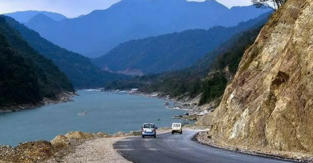 Pasighat is beautiful, being the meeting point of 2 rivers. Image Credit: Anjani Kumar Shahi