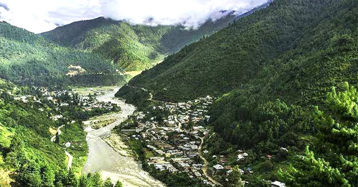 The beautiful Dirang village, in the West Kameng district of Arunachal Pradesh. Image Courtesy: Great Indian Mountains.