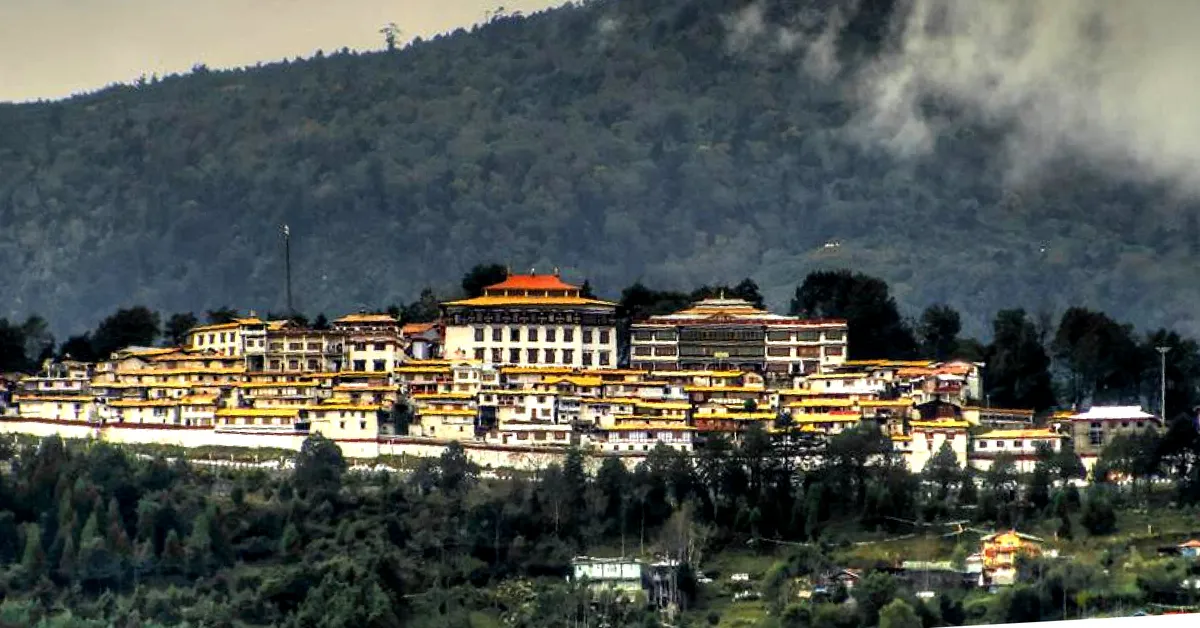 The magnificent monastery in Tawang, Arunachal Pradesh. Image Credit: Anubhav Banerjee