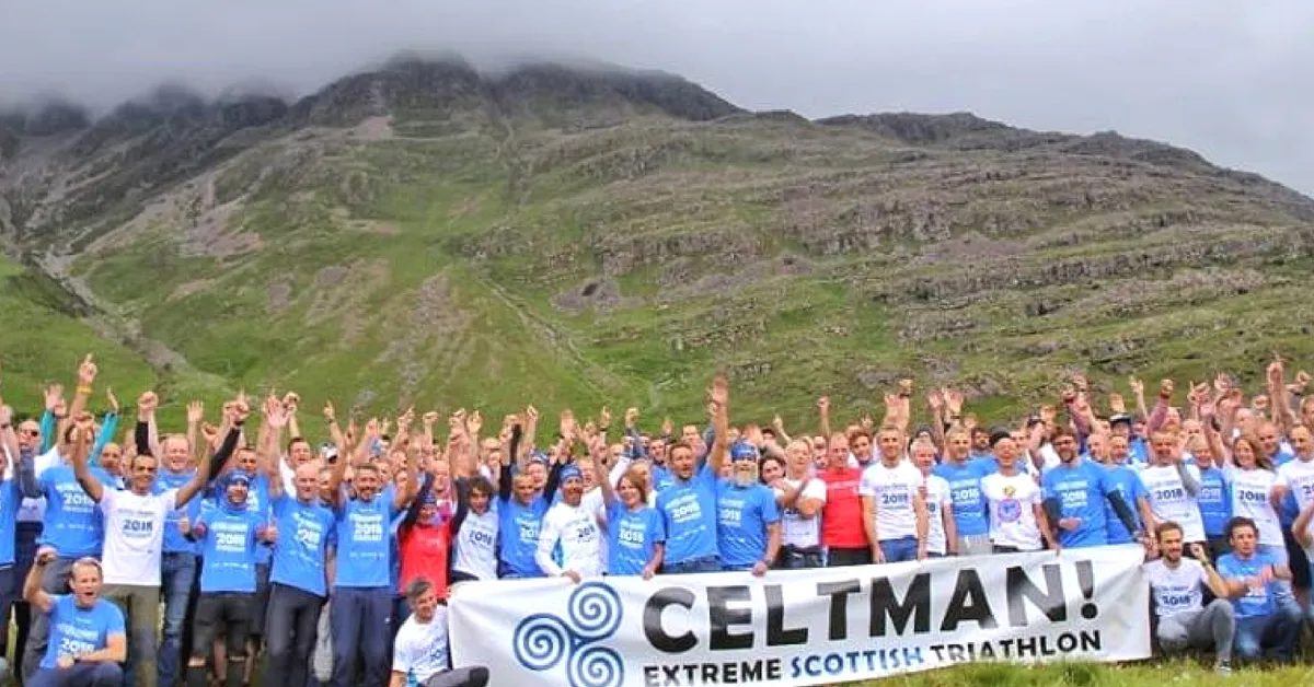 Can you spot Delhi's Siddhant Chauhan among his fellow participants at the CELTMAN! 2018 extreme triathlon? Image Credit: Siddhant.