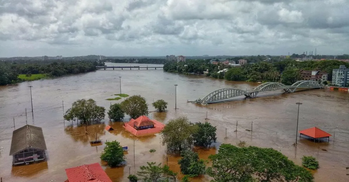 The floods have wreaked havoc in Kerala. Image Credit: Santhosh