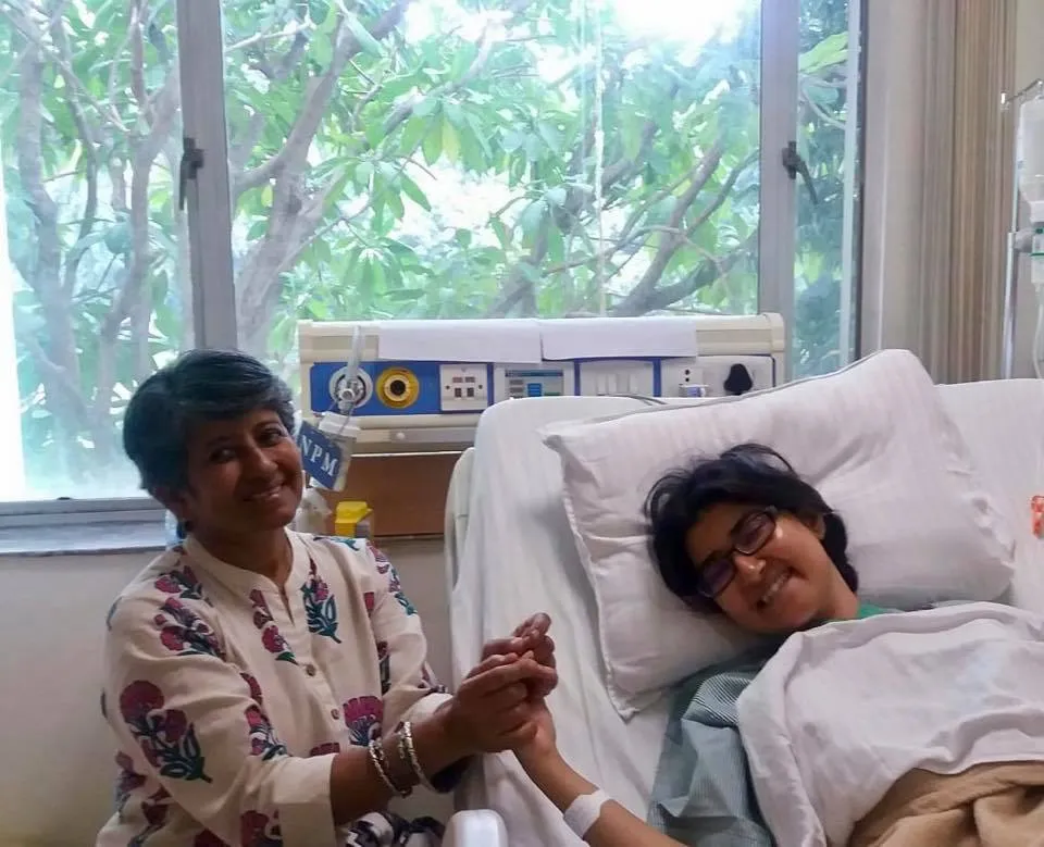 Diti with her mother Monideepa Lahiri. (Source: Facebook/Ena Sarkar)