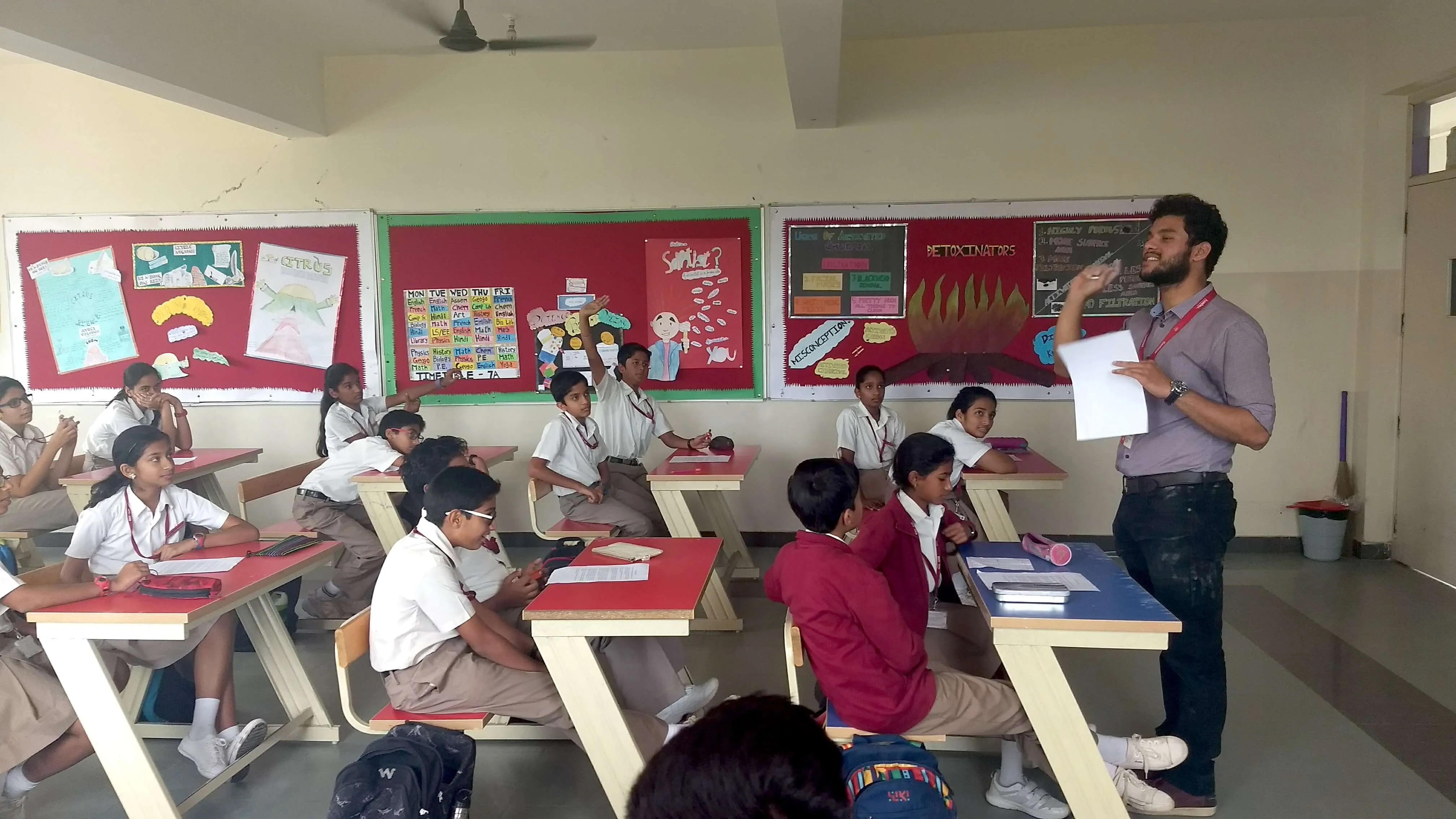 Conducting a session with school students. (Source: Better Plus Education)