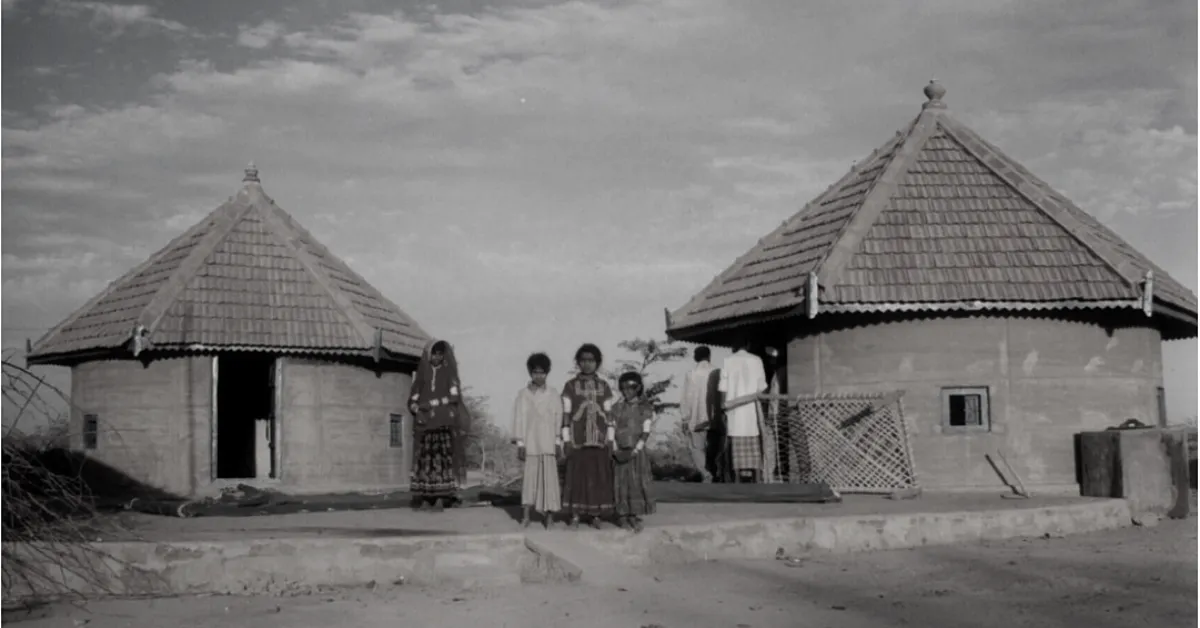 Bhungas: Traditional mud houses of Kutch. (Source: Hunnarshala Foundation)