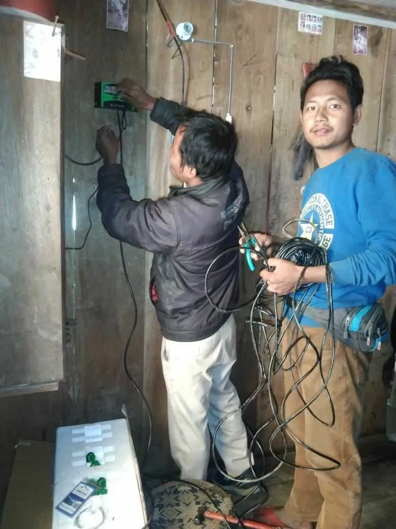 Shinnyu village electrification