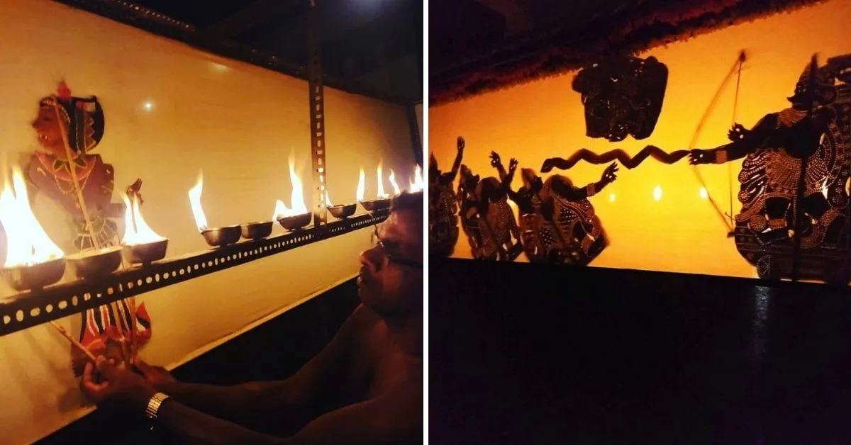 Sajeesh Pulavar from Kerala incorporated robotics in the traditional art form of Tholpavakoothu, which is now displayed in the District Heritage Museum of Palakkad.