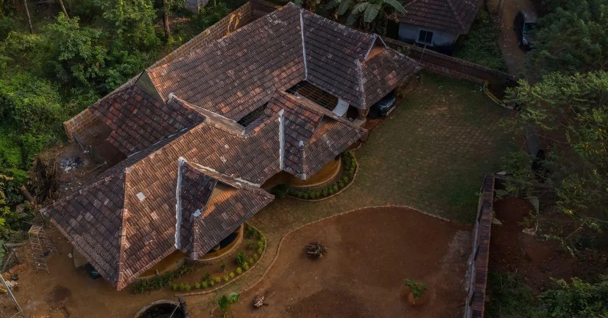 The mud house constructed by Architects Manasi and Guruprasad 