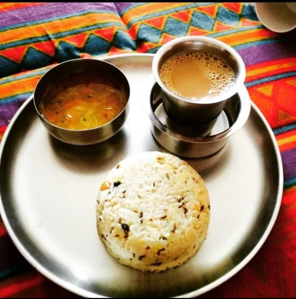 Pongal and filter kaapi