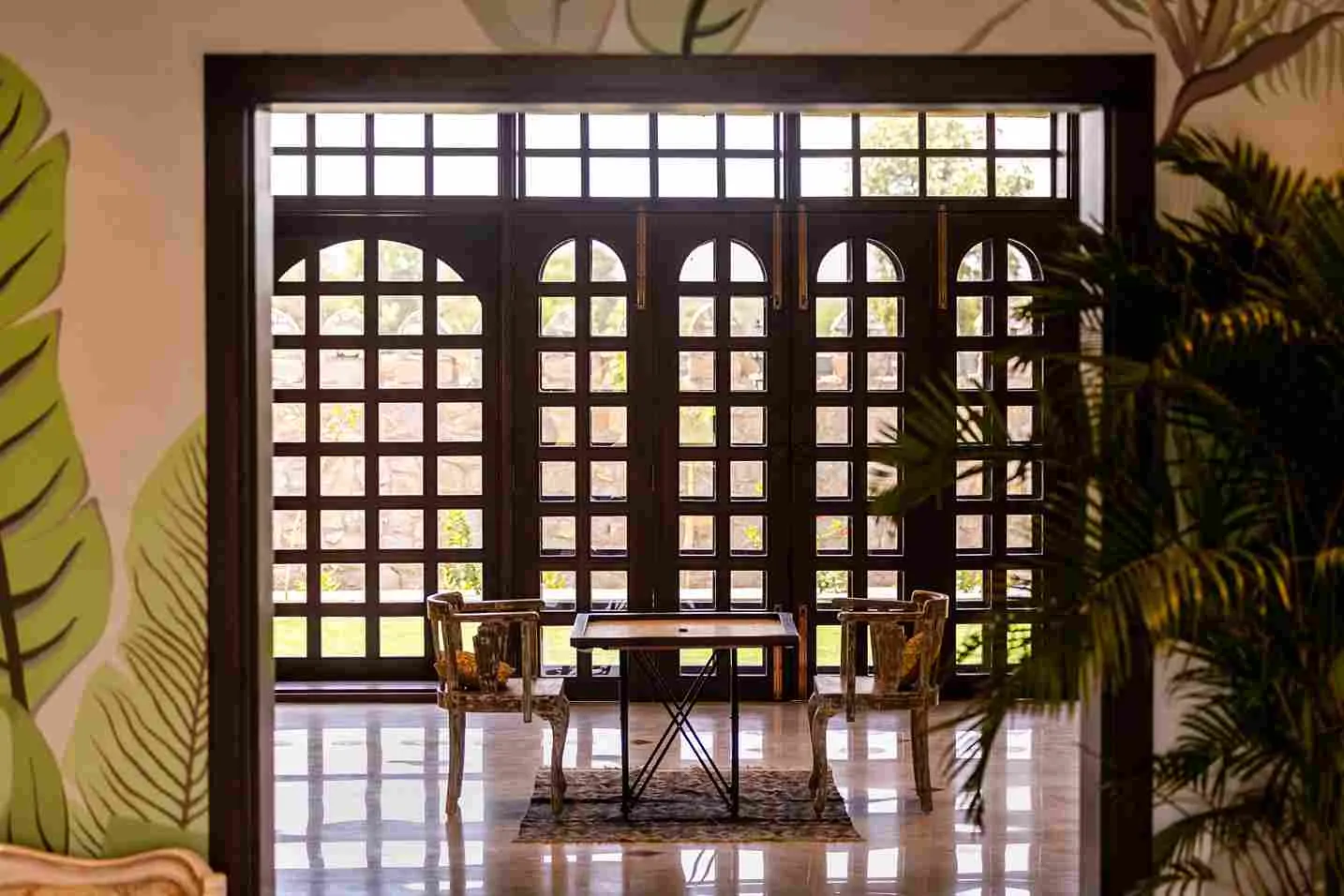 The woodwork is intricately done