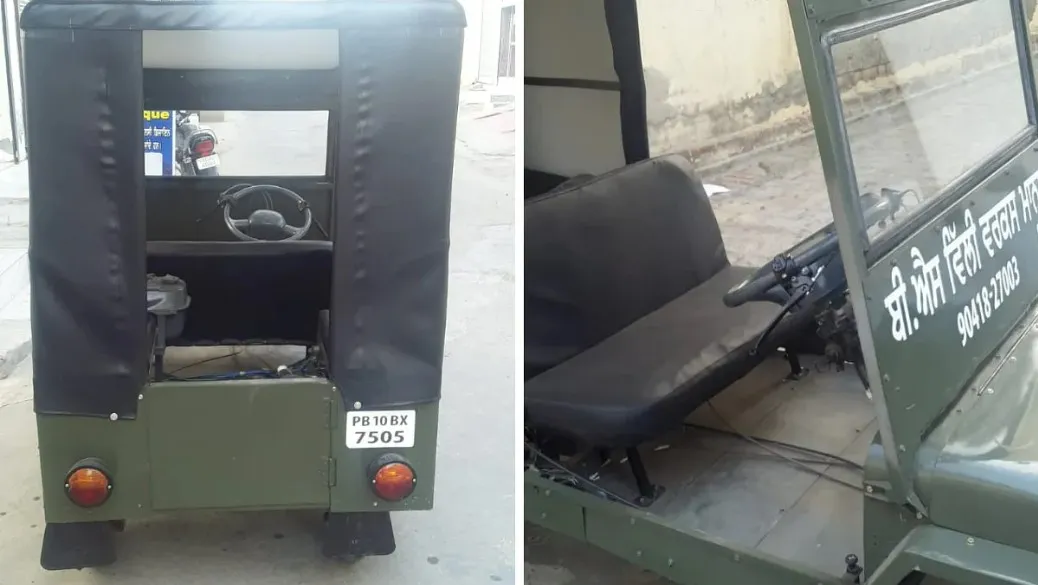 Mini jeep innovation for the disabled by Punjab mechanic