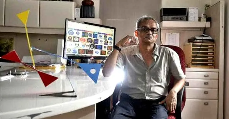 Devashish Bhattacharya, creator of the Doordarshan logo