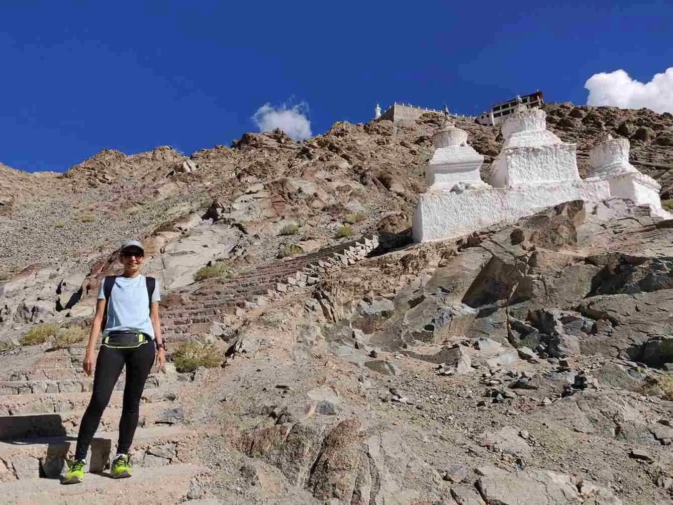 Pushpa Keya Bhatt runs marathons at the age of 66, stands at high altitudes in Ladakh where she completed the Khardung La challenge