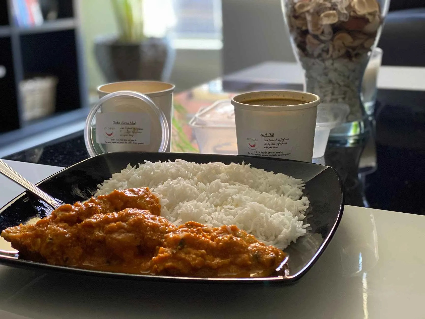 The food at O'Desi Meals is authentic and reflects Indian flavours