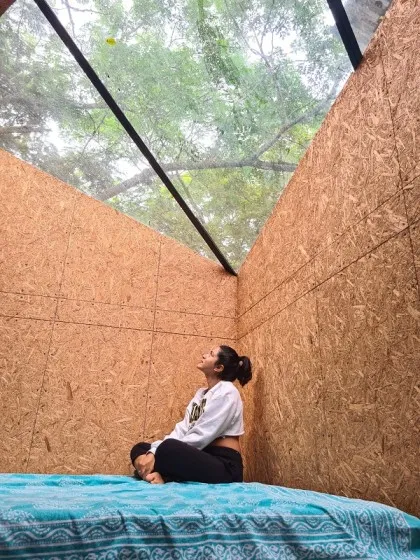 tenpy tiny homes in bengaluru with glass roofs