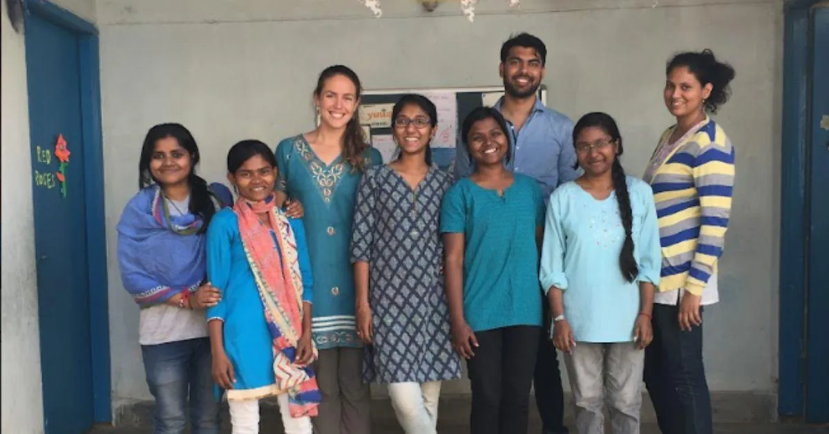 yuwa sports ngo co founder rose gastler with teachers 