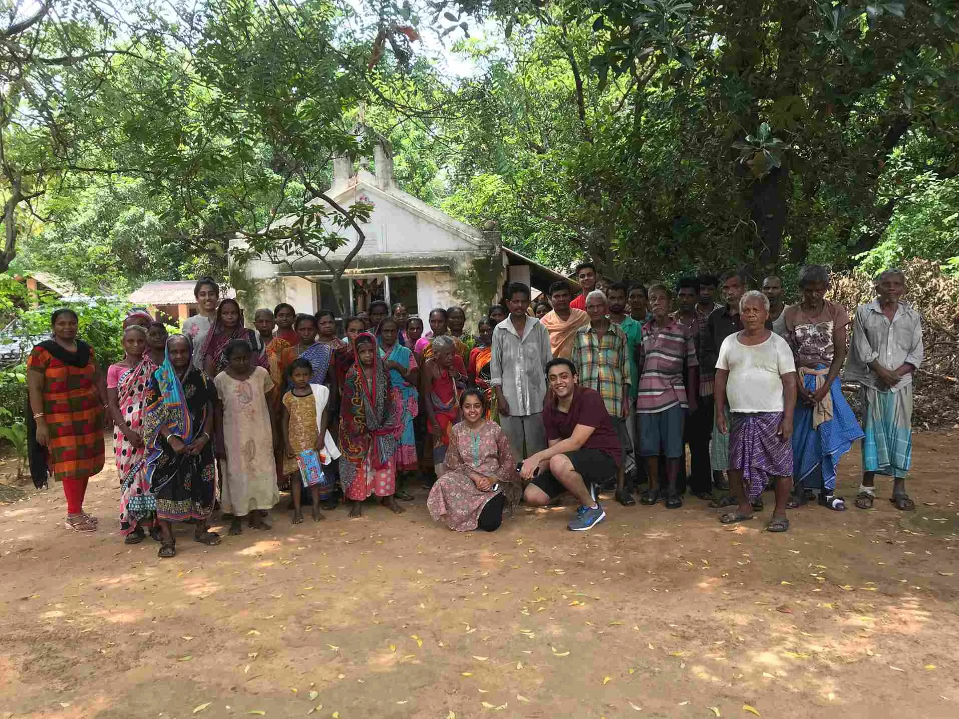 The Bhanj Deo sisters with the local communities of Mayurbhanj,