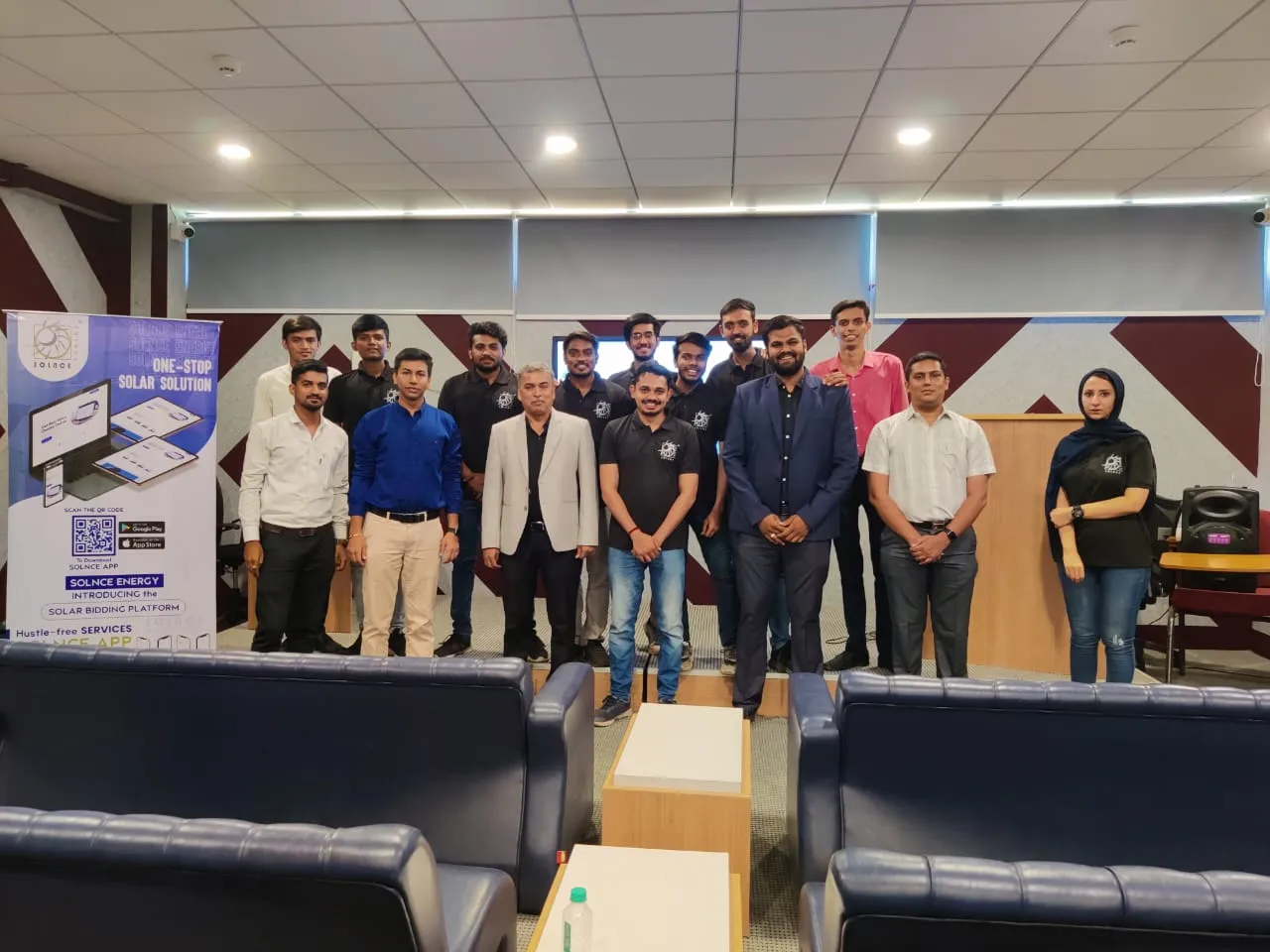 team at renewable energy startup solnce