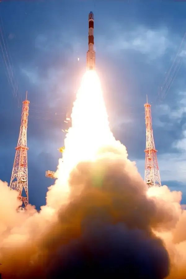 ISRO's PSLV - C11 launching the Chandrayaan 1<br />
