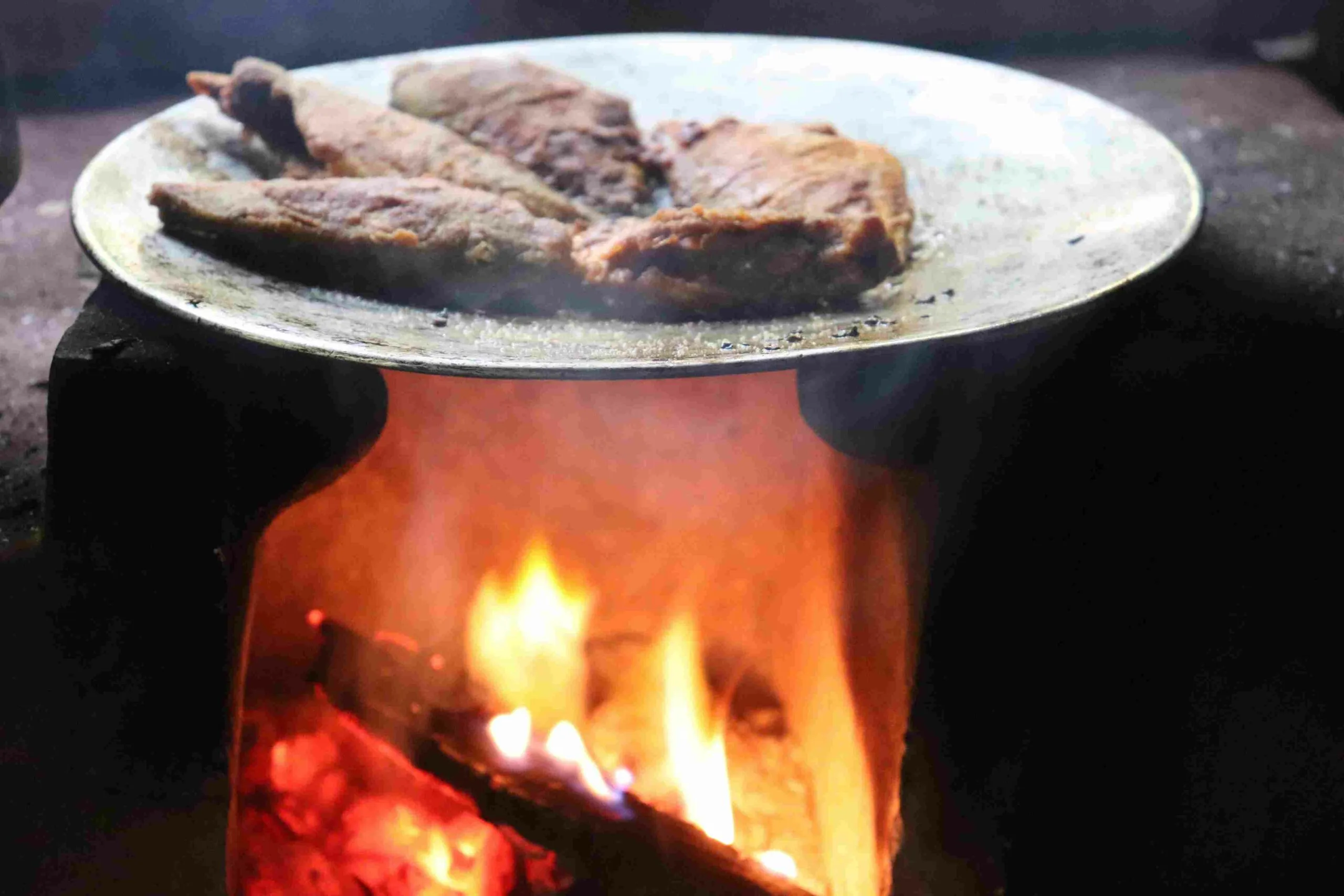 Guests can enjoy their meals cooked the traditional way on the chulha