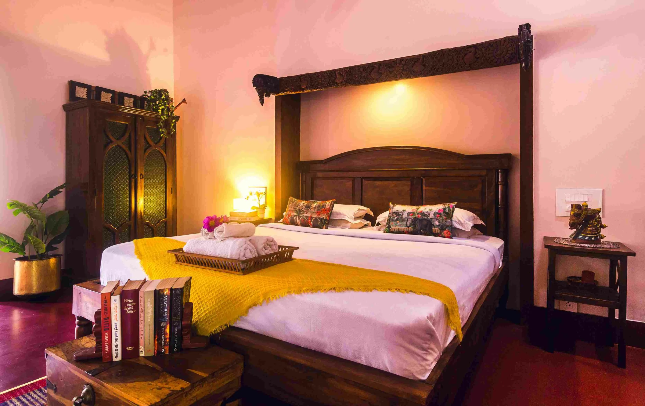 The rooms at Woodway Heritage Home are furnished in a way that modernity is coupled with heritage