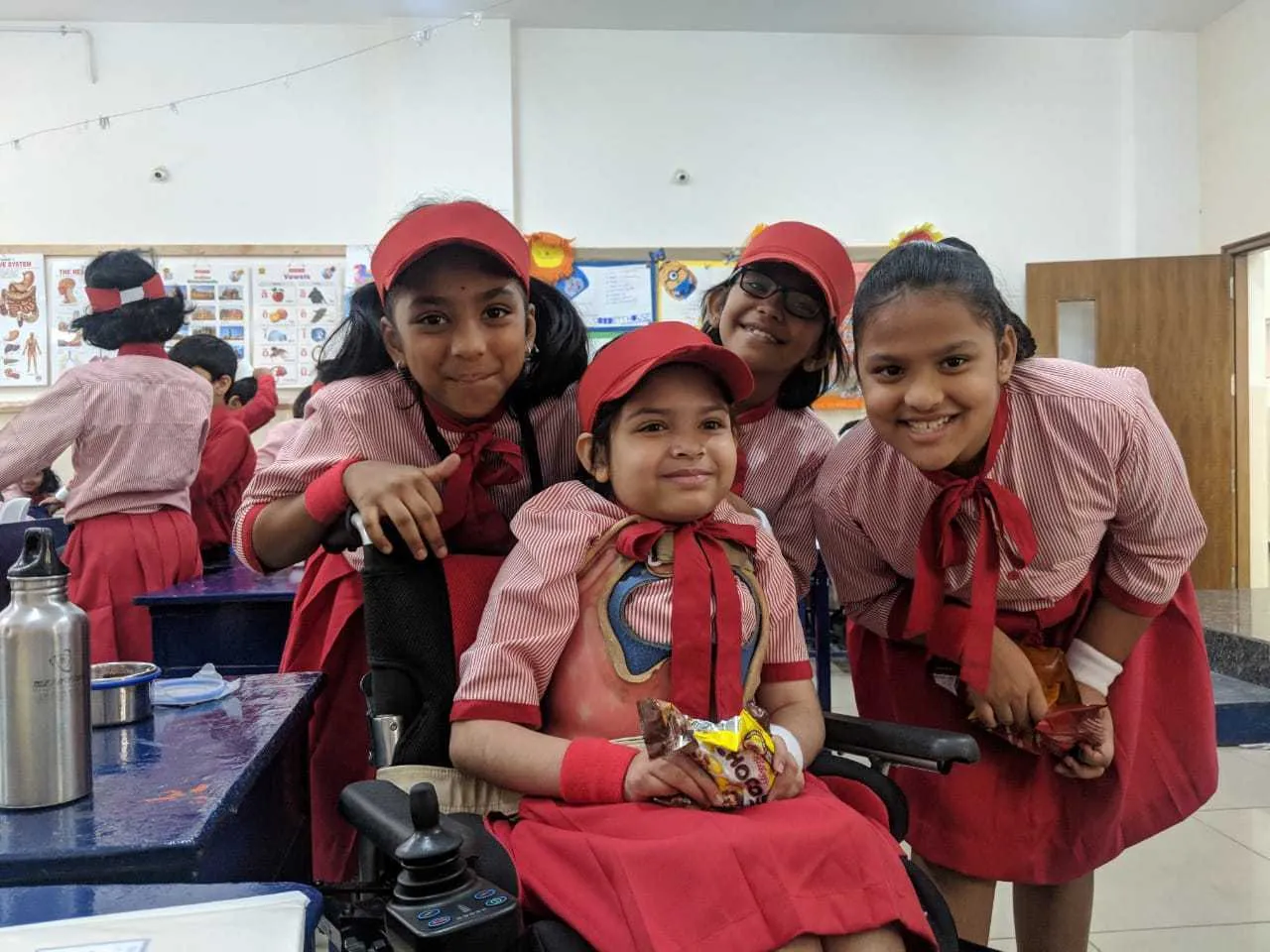 Keya enjoys her time at school with her friends and loves participating in extra curriculars