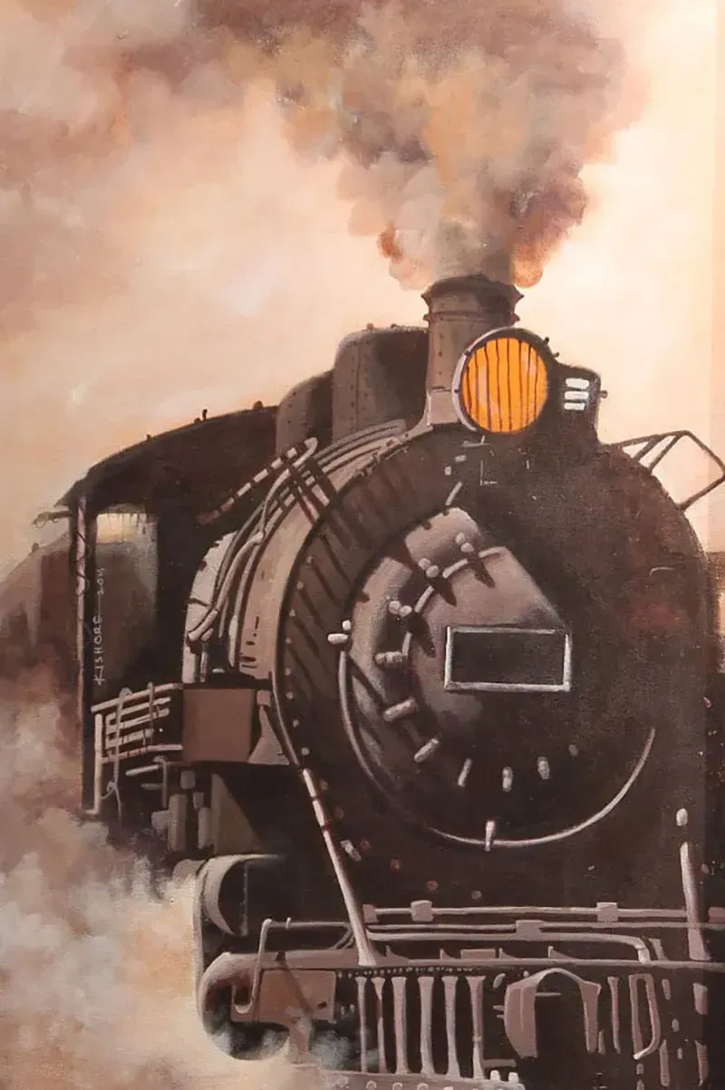The steam engines were popular modes of transport before they were replaced by diesel engines