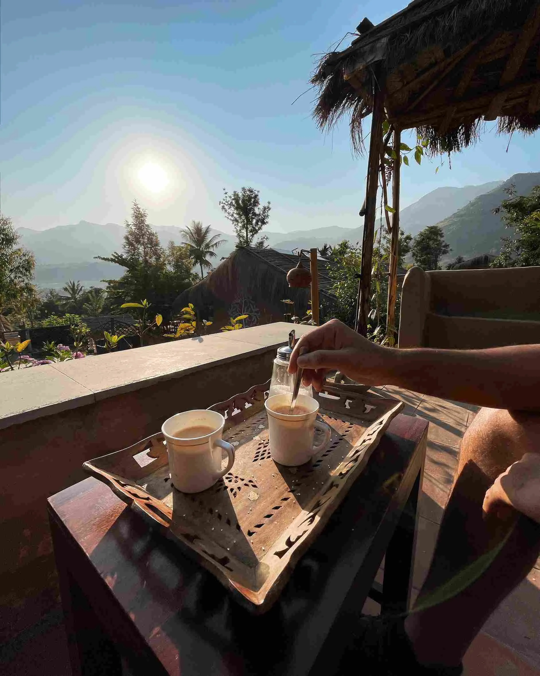 The Mudhouse invites its guests to relax in the lap of nature