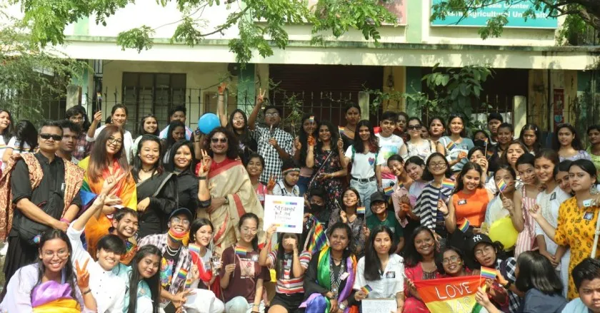 Pride parade in Jorhat, Assam.
