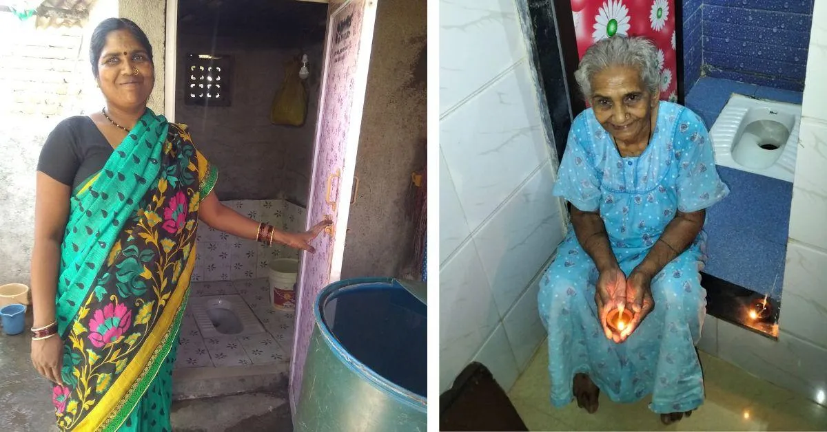 Over 27,000 homes have been equipped with a toilet inside the home through Shelter Associates 'One Home One Toilet' project