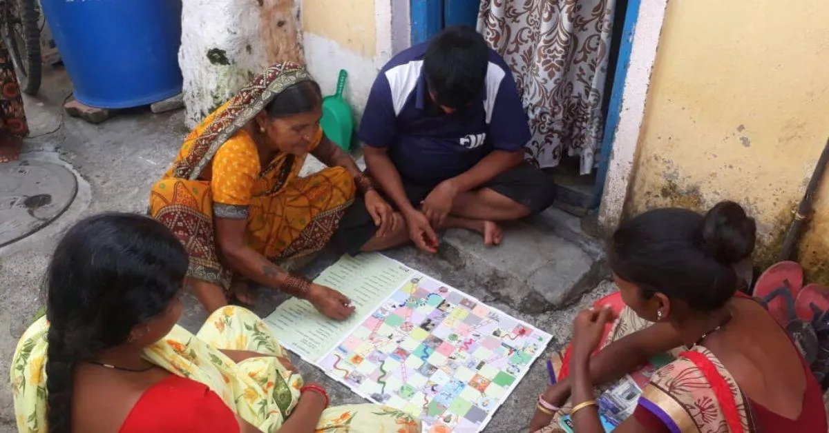 The women spend their evenings together talking, playing games and enjoying their newly built spaces
