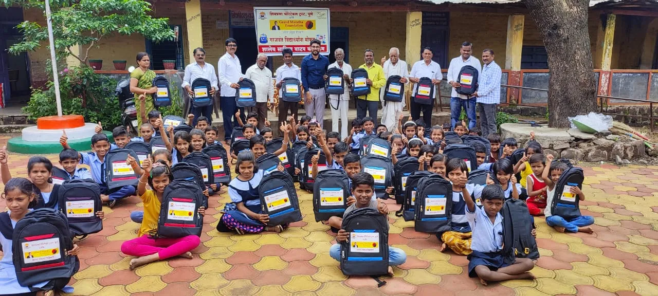 The kits are a way of ensuring that kids do not drop out of school simply because the lack the educational material necessary to continue