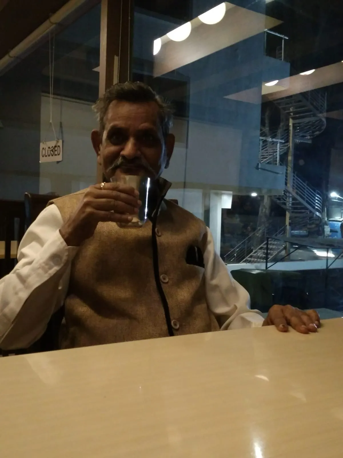 Rakesh is living by his father's ideals of service for all