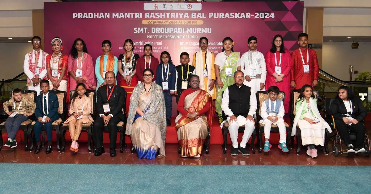 A total of 19 kids were awarded for showcasing exceptional bravery, innovative thinking, artistic prowess, and selfless social services.