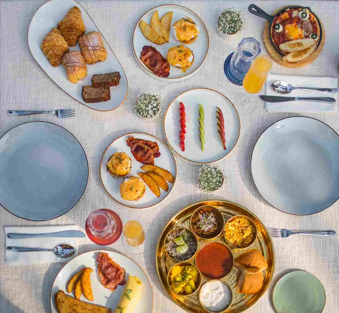 The food at the Sawantwadi Palace is made using produce grown in the organic gardens