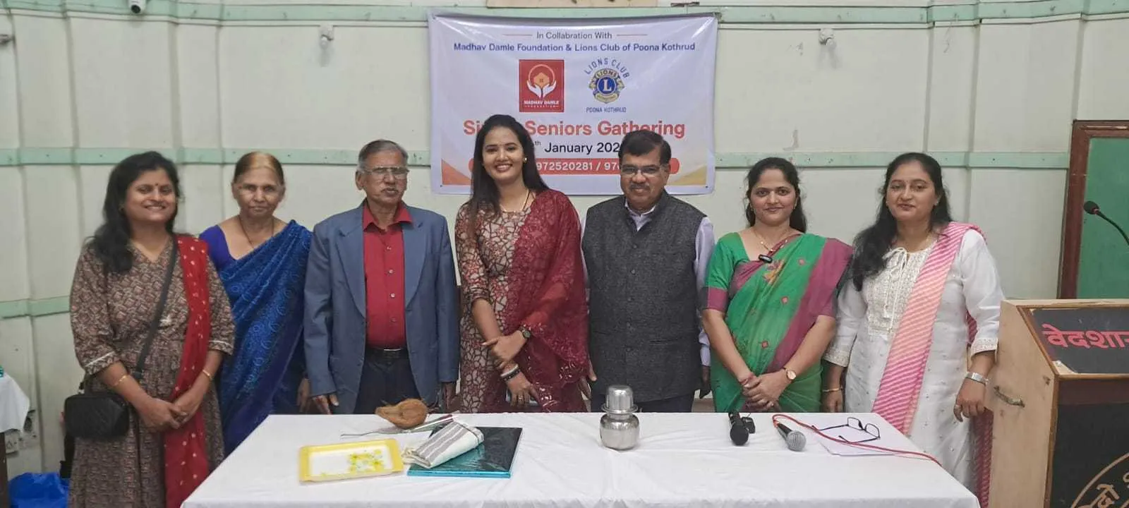 Happy Seniors is a Pune based matchmaking agency for senior citizens headed by Madhav Damle