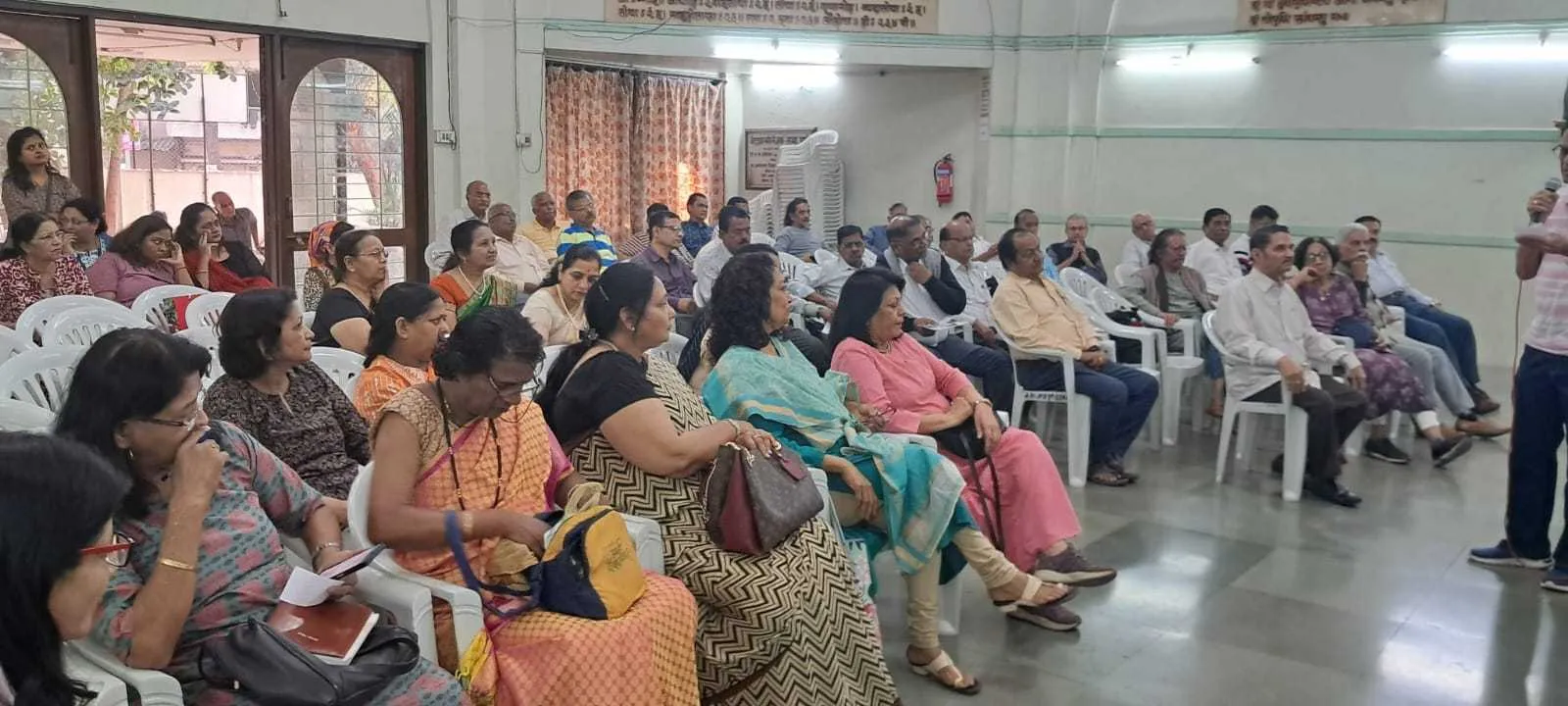 The members of Happy Seniors meet every two months and Madhav Damle, the founder, says there are almost 20 new members at each meeting