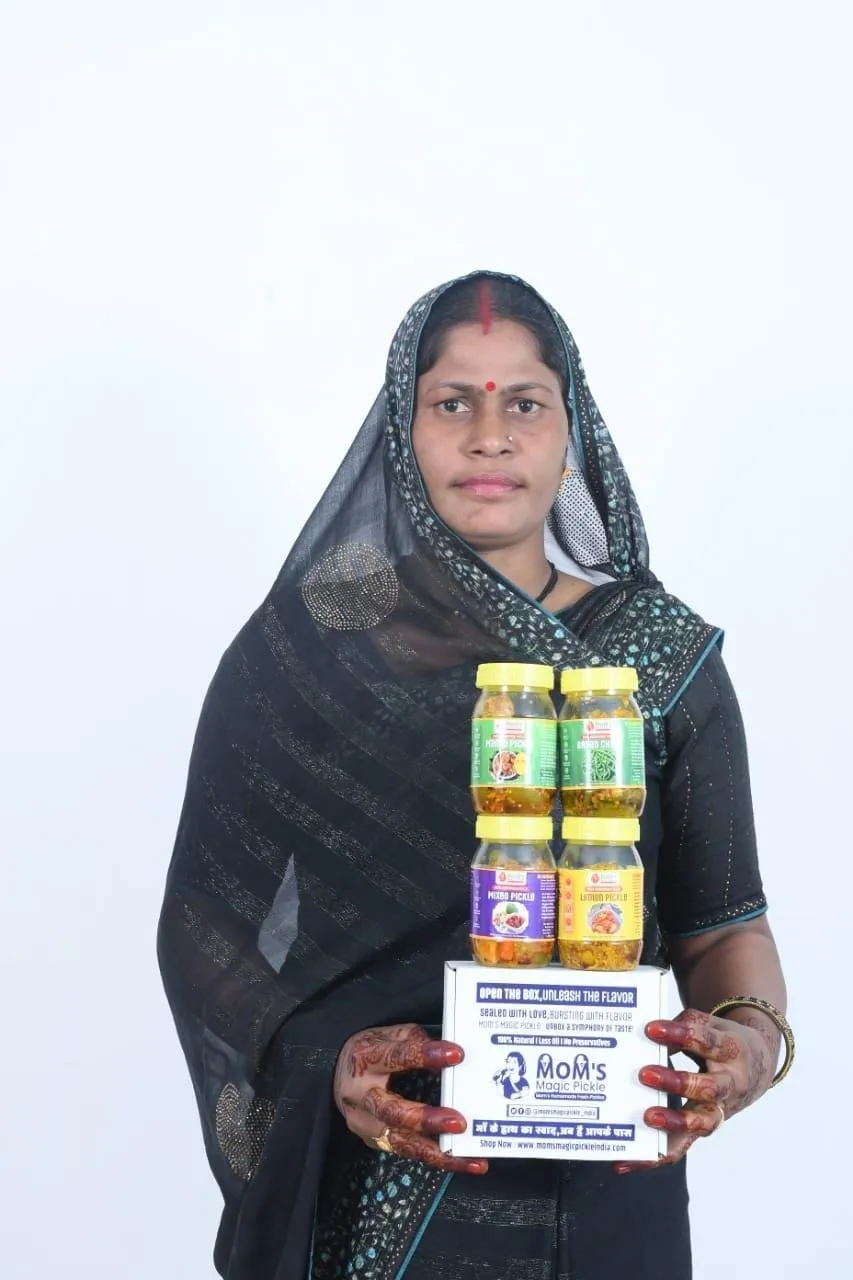 Saroj started her pickle business in June 2023