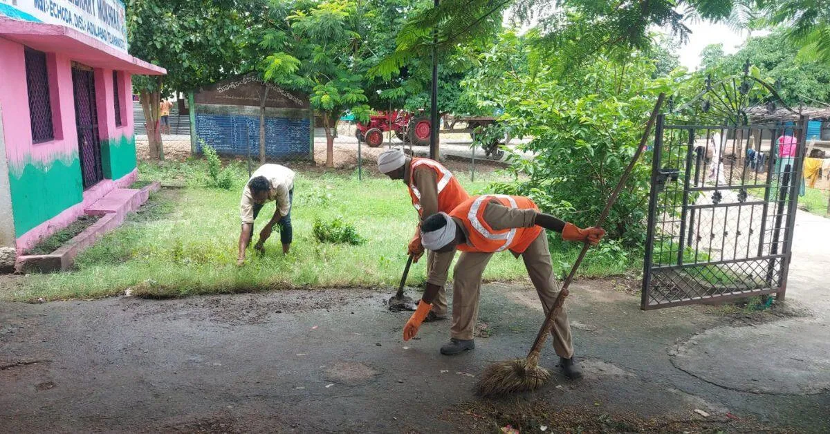 The local people today responsibly segregate waste and help maintain cleanliness around the property.